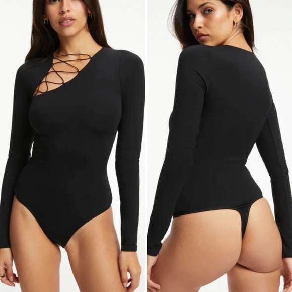 ๐ Good American Good Touch Shoulder Lace Bodysuit - Picture 2 of 14